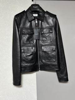 最終値下げ　サンローラン　黒レザーシングルライダースジャケット 2025年最新】Saint Laurent メンズ シングルライダースの人気
