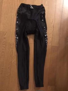 レディース サイクリング ジャージ スパッツ クッション付き 足元ジッパー付き