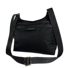 LONGCHAMP ブラック ショルダーバッグ
