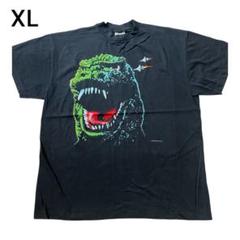 古着 90'sハリウッド版 ゴジラ GODZILLA Tシャツ フェード 墨黒 古着 90'sハリウッド版 ゴジラ GODZILLA Tシャツ フェード 墨黒