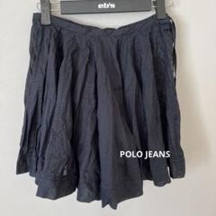 POLO JEANS ダークネイビー 薄手　スカート　フレア