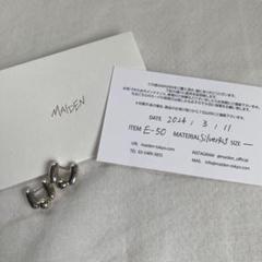 最終価格◎ maiden ピアス E-50 シルバーのサムネイル