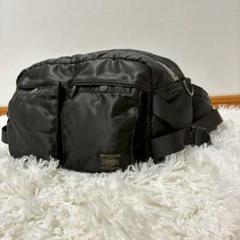 PORTER 吉田カバン　タンカー　ボディバッグ　ウエストバッグ　 ナイロン　黒