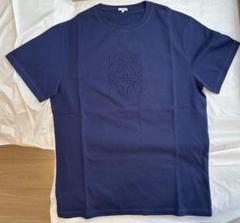 LOEWE ロエベ アナグラム刺繍 コットンTシャツ Mサイズ ブルー　新品