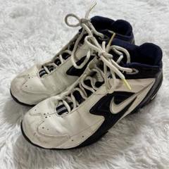 NIKE ナイキ スニーカー バスケットシューズ ネイビー ホワイト 25cm
