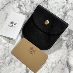イルビゾンテ 二つ折り財布 フラップウォレット ブラック