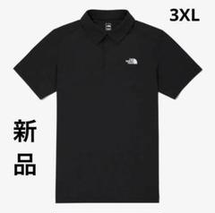 【新品】ザノースフェイス ポロシャツ 半袖 tシャツ 大きいサイズ 黒のサムネイル