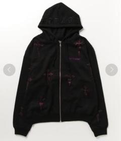 最終値下げREFLEM ラインストーンロンT 黒紫 REFLEM 【レフレム】ラインストーンロゴロンT BlackxPurple