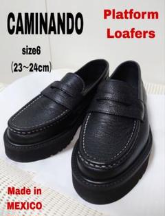 み CAMINANDO 厚底ローファー size37 CAMINANDO(カミナンド)のプラットフォーム ローファー通販