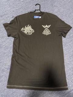 adidas ダークグレー Tシャツ L
