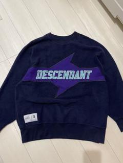 美品✨️DESCENDANT バック ロゴ刺繍 スウェット トレーナー 3