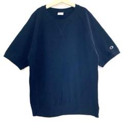新品価格:9,900円　Champion 半袖スウェット Champion トレーナー スウェット 「Champion」ロゴ半袖