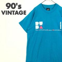 2515 90s USA製　リチャードトンプソン　ビッグロゴ　半袖　Tシャツ