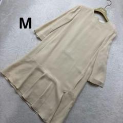 STEFANEL ワンピース シルク 46 XL相当 ベージュ