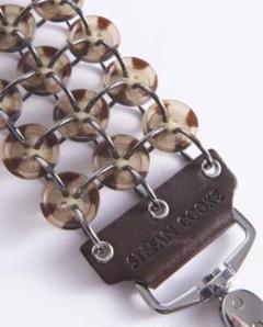 stefan cooke ショルダー ボタンストラップ【即日or翌日発送】 Stefan Cooke ボタン ストラップbrown button strap - メルカリ