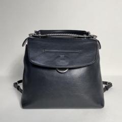2503-144｜美品｜フェンディ バックトゥスクール 3WAYバッグ ブラック