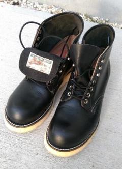 現品限り一斉値下げ! 8165美品7D/旧羽タグ97年製造レッドウィング黒アイリッシュセッターブラック - ブーツ