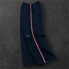 00s nike nylon wide pants y2k teck black - メルカリ