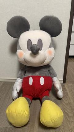 ディズニー ミッキーマウス 約60cm 雪降るマーケット超超BIGぬいぐるみ