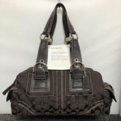 コーチ　COACH　ミニ　ボストン　ショルダーバッグ　キャンバス　10078 コーチ COACH 10078 シグネチャー ハンドバッグ ボストンバッグ