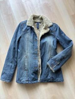 新品♡Abercrombie&Fitch パープル　ダメージ加工デニムジャケット 中古・古着通販】Purple&Yellow (パープルアンドイエロー