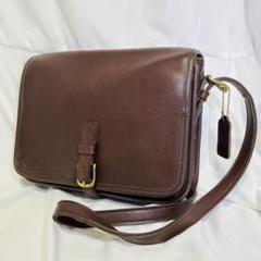 美品 オールドコーチ 茶色 ショルダーバッグ vintage coach