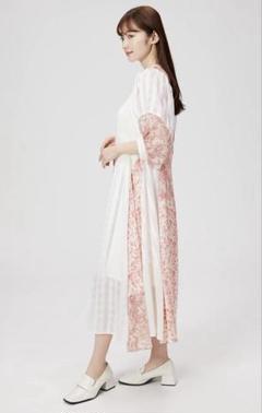 【タグ付き未使用】ファーファー　ワンピース　ロングワンピース フリー