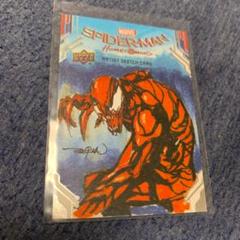 UPPER DECK スパイダーマン　ヴェノム　カーネイジ　直筆スケッチ UPPER DECK スパイダーマン ヴェノム カーネイジ 直筆スケッチ