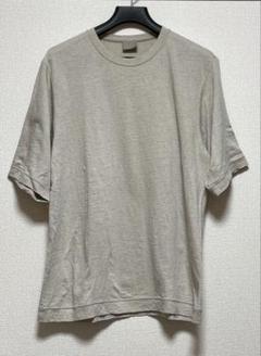 山内　塩縮加工リネンニットTシャツ　サンドベージュ　サイズ5のサムネイル