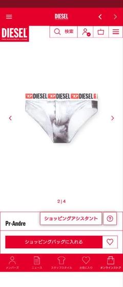 DIESEL 　ディーゼル　限定ブリーフ　Mサイズ
