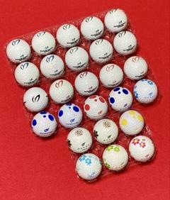 M124【中古ゴルフボール】各種合計26個✨可愛いパーリーゲイツ、他ブランド