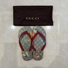 【希少美品✨】 GUCCI グッチ　シマレザー　サンダル　ビーチサンダル GUCCI グッチ サンダル GG ハイブランド ビーチサンダル - メルカリ