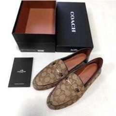 ほぼ新品/COACHコーチのハーレーローファー.シグネチャー23.5cm 2025年最新】ハーレーローファーの人気アイテム - メルカリ
