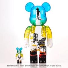 SPACE SHUTTLE BE@RBRICK LAUNCH 100%400%