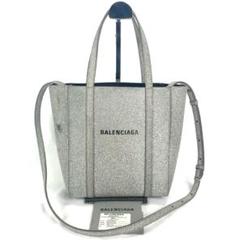美品 バレンシアガ エブリデイ XXS トートバッグ シルバー グリッター BALENCIAGA バレンシアガ エブリデイ トート XXS 551815