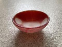 ガラス作家　佐伯泰典作　光るきのこぐい呑　パートドヴェール技法 ガラス作家 佐伯泰典作 光るきのこぐい呑 パートドヴェール技法