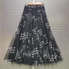 【値下げ依頼対応価格】TRANOI. トラノイ タイダイチュールスカート TRANOI トラノイタイダイチュールロングスカート