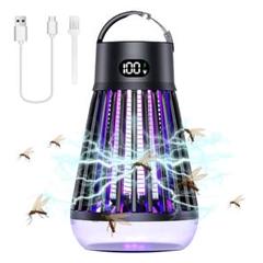 【2025新型】電撃殺虫器 蚊取り&照明 充電式防水型