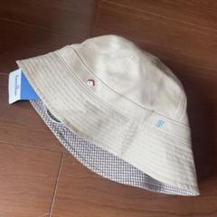 新品未使用品familiar UVカット帽子 100%コットン