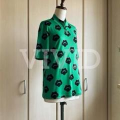 HANAE MORI TOPS vintage 和傘柄 ブラウス 7