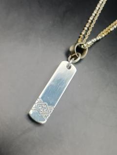 TAKE-UP ダイヤモンド0.01付ネックレス　シルバー ペンダントネックレス