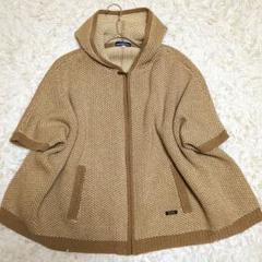 美品】バーバリーブルーレベル☆編み込み ざっくりニット ロゴ