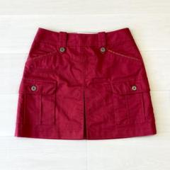 23区ゴルフ レディース スカート スコート M スカパン 赤 カーゴスカート