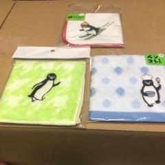 スイカのペンギンハンドタオル3枚セット