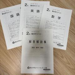 駿台学力テスト中2年2024年度お得な全4回分 中学2年生テスト 駿台学力テスト2020年度第4回 中2 - メルカリ