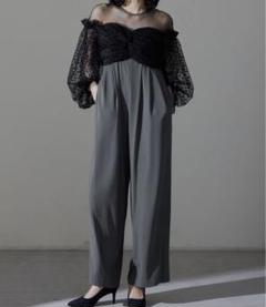 【新品未使用】ANDRESD flocky dot ONE PIECE flocky dot one piece | ANDRESD