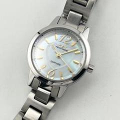【稼働/美品】TECHNOS テクノス クオーツ シェル文字盤 レディース