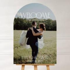 ウェルカムボード　結婚式　パネル　ウェルカムスペース　アーチ　10