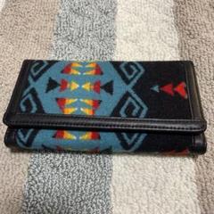 新品未使用　ペンドルトン　三つ折り長財布　グレー PENDELTON / ペンドルトン / ジップロングウォレット グレー1