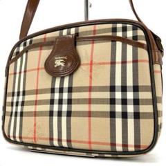 美品】✨BURBERRY☆ノバチェック シャドーホース ショルダーバッグ